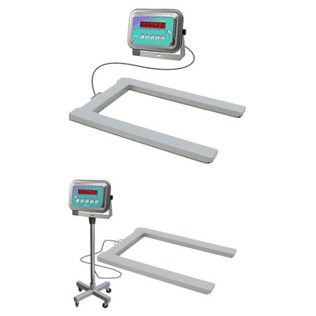 Raklapmérleg INOX (Hitelesített, Multirange)